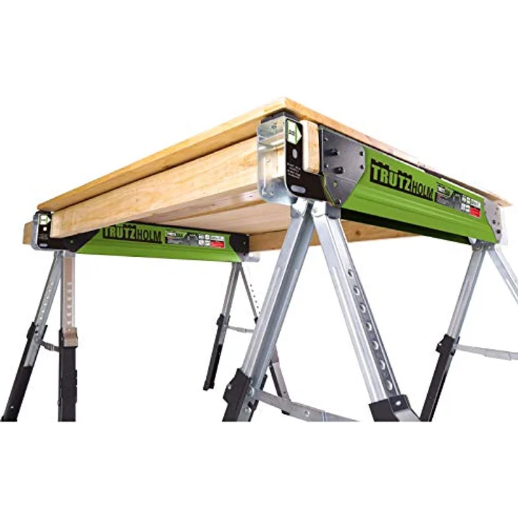 TrutzHolm Stahl Sägebock Arbeitsbock höhenverstellbar bis 590 kg klappbar Werkbock – Bild 8