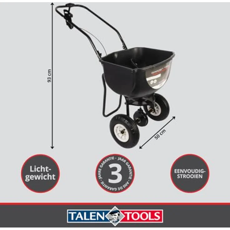 TALENTOOLS Streuwagen, (20 Liter), Streugutwagen - Preisvergleich – Bild 2