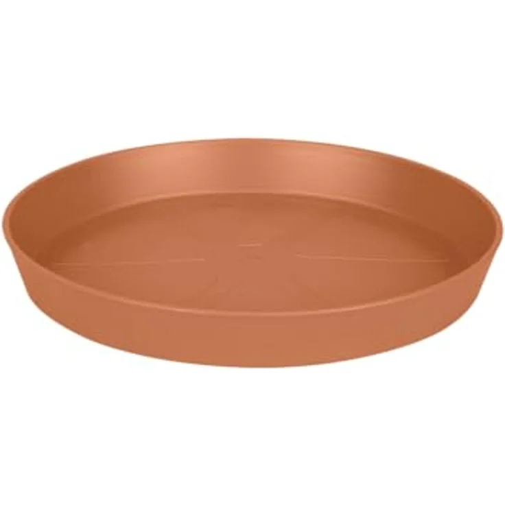 elho Loft Urban Untersetzer Rund 17, Untersetzer für Außen aus recyceltem Plastik, Ø 17.3 x H 2.4 cm, Braun/Terra – Bild 2