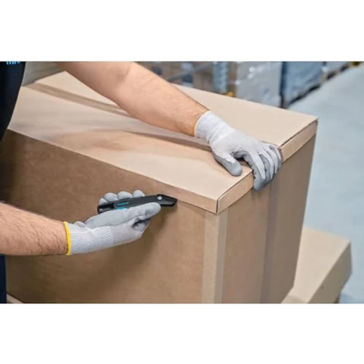 Martor SECUMAX 350 Sicherheitsmesser, ergonomisches Cuttermesser mit Soft-Grip, verdeckter Klinge und robustem Klingenkopf – Bild 13