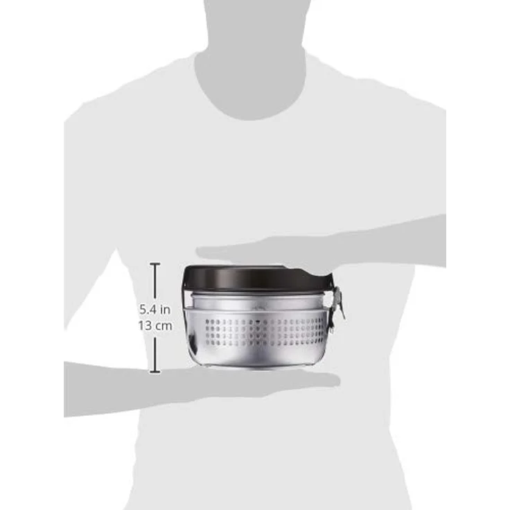 Trangia 27, Kompakter Gaskocher für 1-2 Personen, ultraleichtes Aluminium, inkl. 2 Töpfe und Bratpfanne, Spiritusbrenner, 725 g – Bild 2