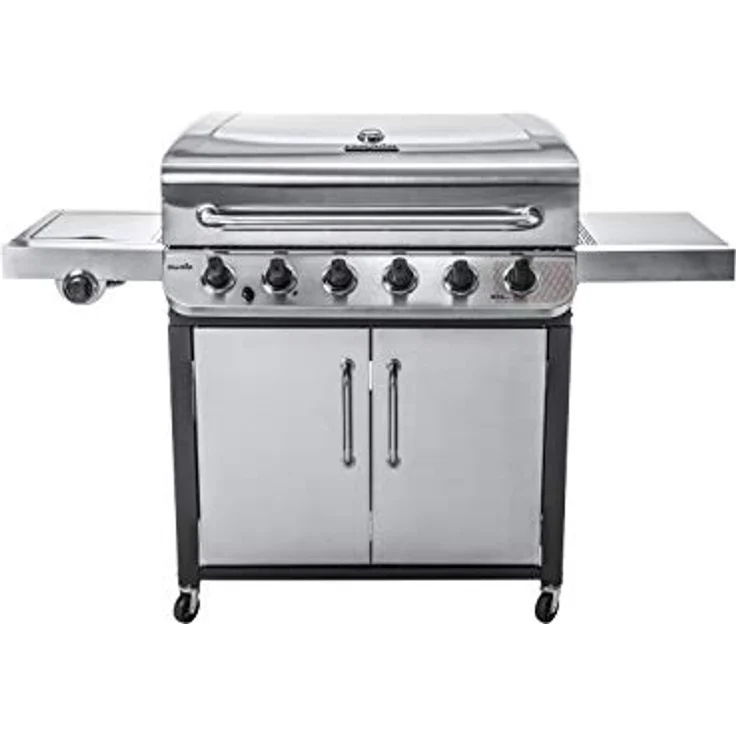 Char-Broil 640 S XL Convective Gasgrill, 6 Brenner, Edelstahl, mit Seitenbrenner, mit Grillrost – Bild 2
