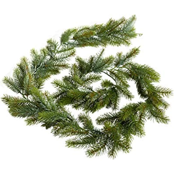 Botanic-Haus Künstliche Tannengirlande Oslo Tanne, 180 cm, Spritzguss Technik für festliche Dekoration – Bild 3
