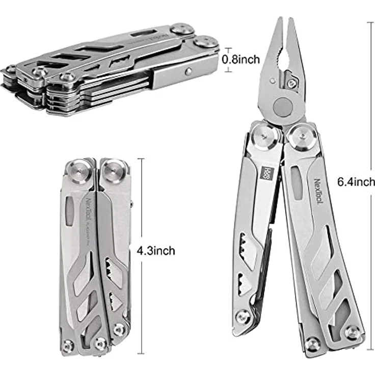 Nextorch NexTool FLAGSHIP Pro Multitool, Stahl 3Cr13, Klinge 5Cr15MoV – Bild 6