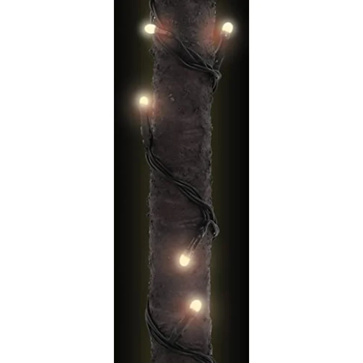 vidaXL Christiana, Kunstpflanze mit 192 warmweiß LEDs, 300 cm hoch, 8 Lichteffekte, Jute-Basis – Bild 8