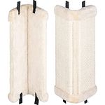 Navaris Wand Kratzbrett für Katzen - 2X Kratzmatte Kratzwand für Ecke - 43x22x2cm Kratzecke Kratzbaum - Eckenschutz Kratzschutz aus Sisal