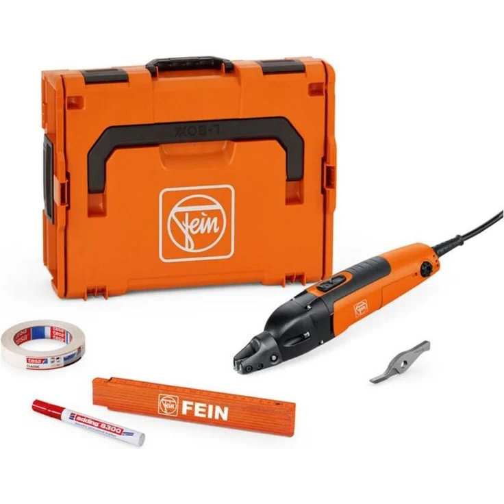 Fein Schlitzschere BSS 1.6 E Set, bis 1,6 mm, mit QuickIN Schnellwechselsystem und exzellenter Ergonomie