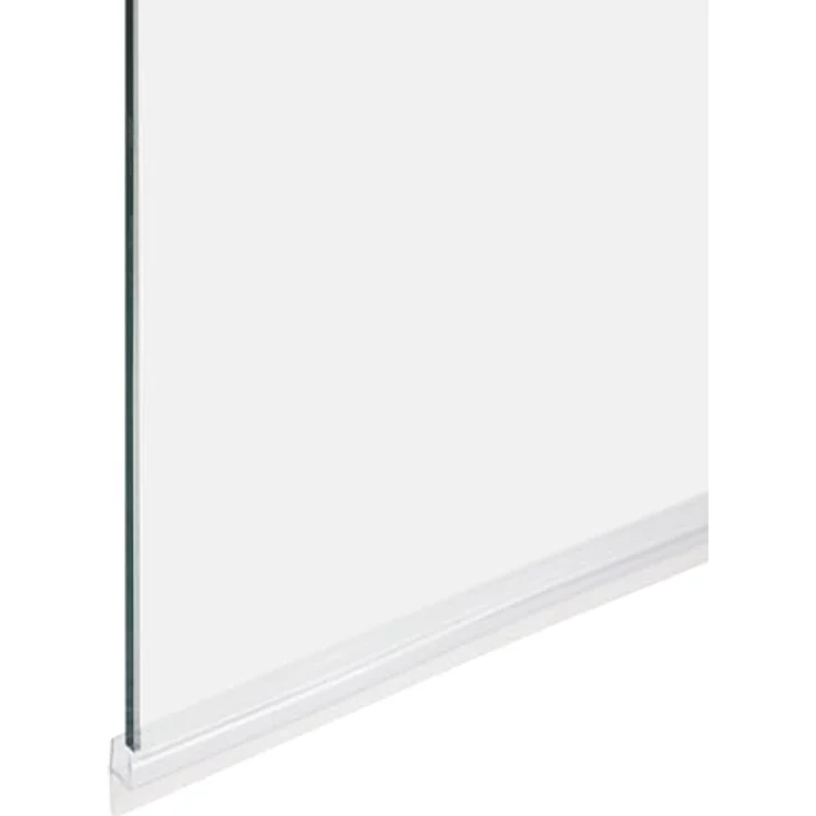 Beliani Badewannenaufsatz Gold, Schwenkbare Duschwand aus Sicherheitsglas und Aluminiumprofil, 140 cm hoch, 70 cm breit, 1-teilig, modern für Badezimmer – Bild 4