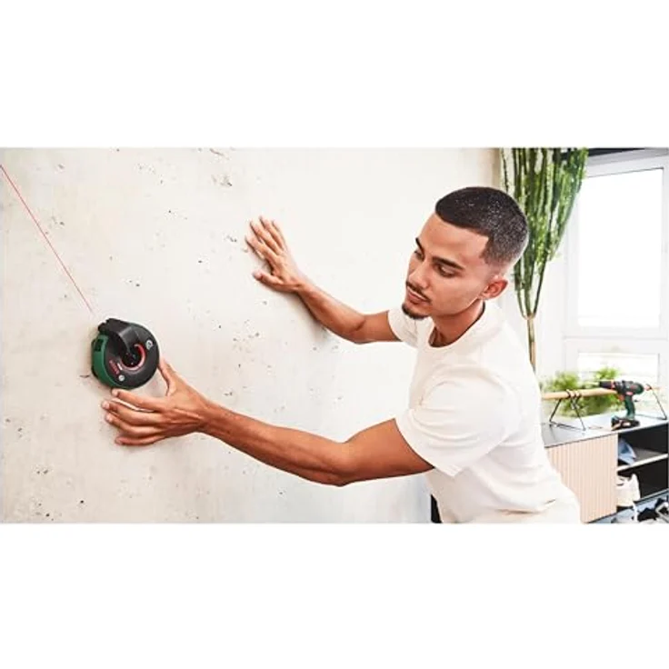 BOSCH Lasermessgerät BOSCH Linienlaser Atino, 0603663AZ0, All in One mit integriertem Maßband und vielseitiger Befestigungsmöglichkeit – Bild 4