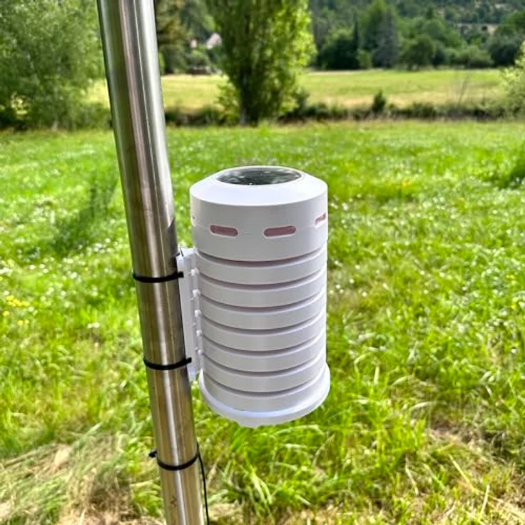 TFA Dostmann 98.1111.02 Schutzgehäuse, wetterfest mit Solarpanel und Lüfter für präzise Temperaturmessungen – Bild 5