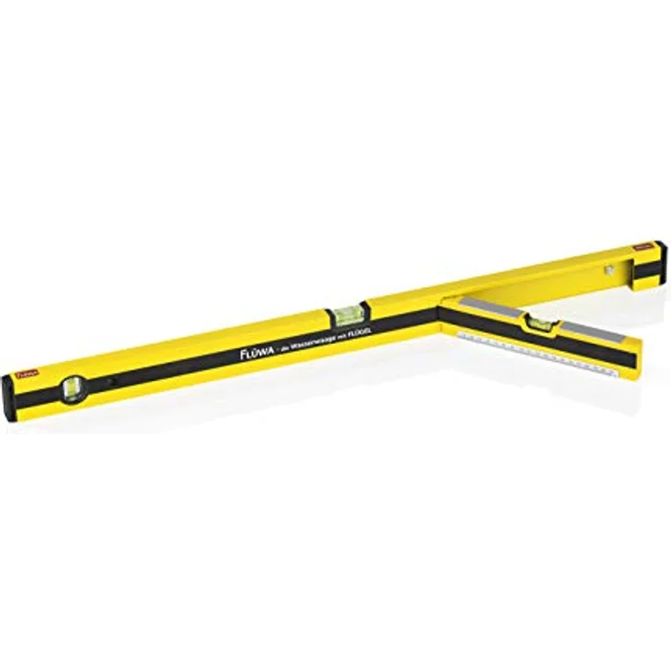 FLÜWA Wasserwaage - 80 cm - schwarz-gelb – Bild 1