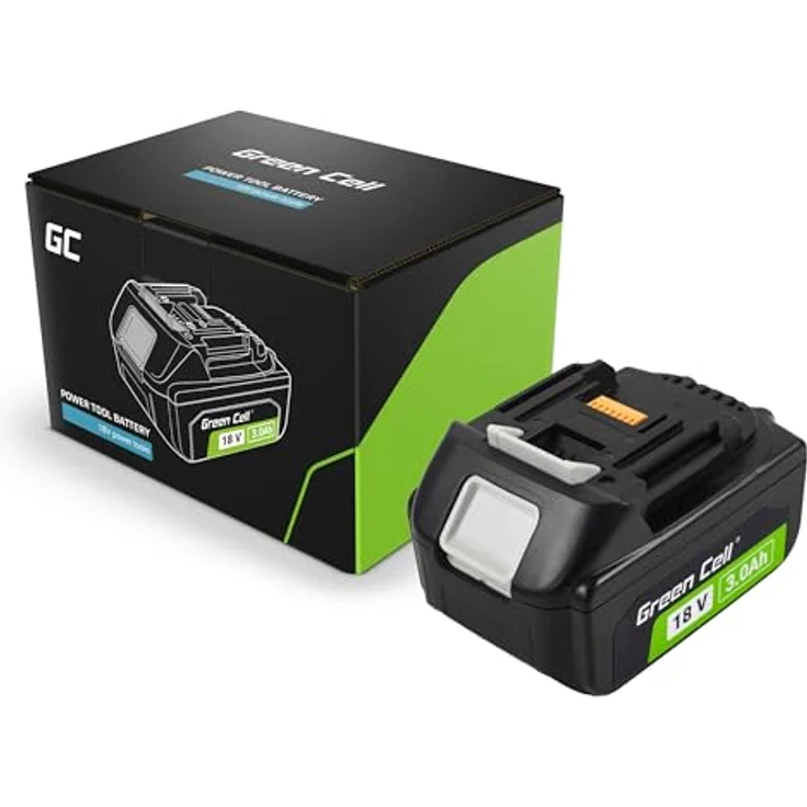 Green Cell Akku 18V 3Ah Li-Ion für Makita LXT Elektrowerkzeuge, Hochwertiger Ersatz mit LED-Anzeige, langlebig und optimierte Leistung – Bild 1