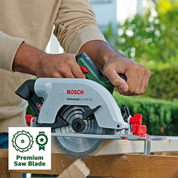 Bosch Akku-Kreissäge UniversalCirc 18V-53 (Präzises Sägen in Holz; max. Schnitttiefe 53 mm; 18 Volt System; ohne Akku) – Bild 4