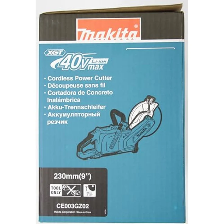 Makita CE003GZ02 Akku-Trennschleifer 40V max. Solo, 230 mm Trennscheibe, bürstenloser Motor, wasserdicht – Bild 14