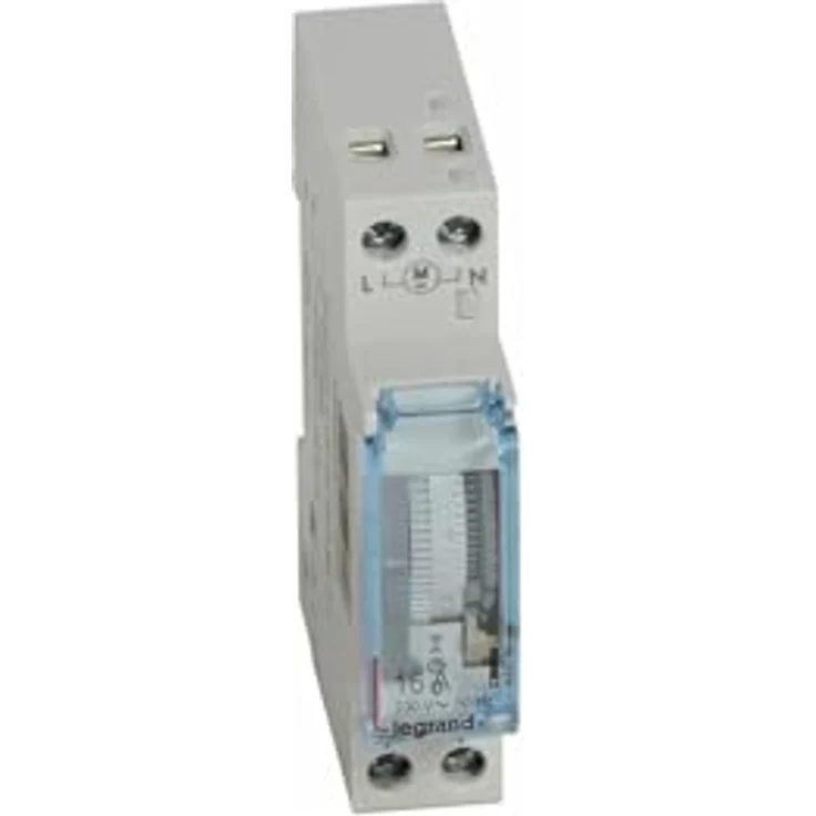 Legrand, Zeitschaltuhr MicroRex T11, analog mit 24 Stunden-Programm (Reiheneinbau-Zeitschaltuhr für Hutschiene, 1-modulig), 412780 – Bild 2