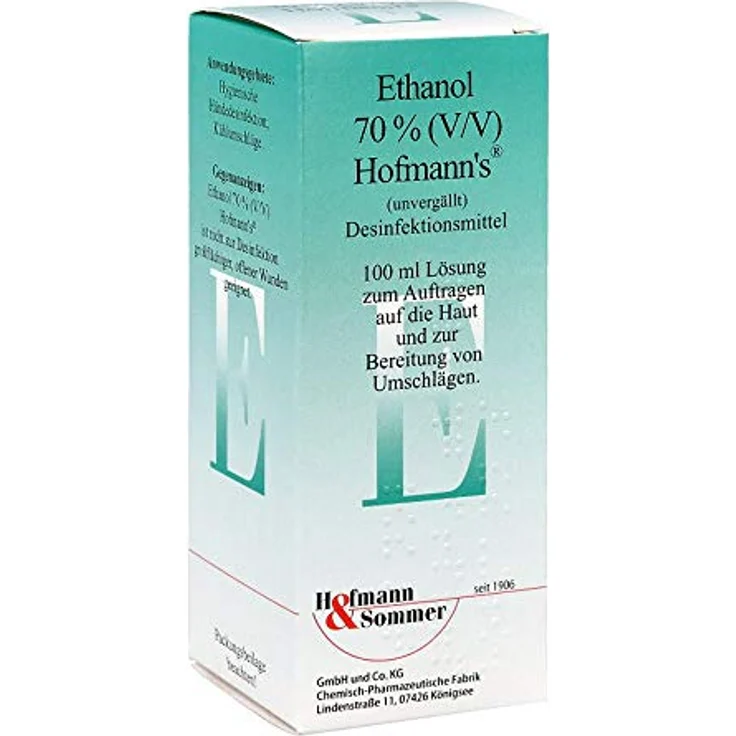 ETHANOL 70% V/V Hofmann`s 100 ml – Bild 1