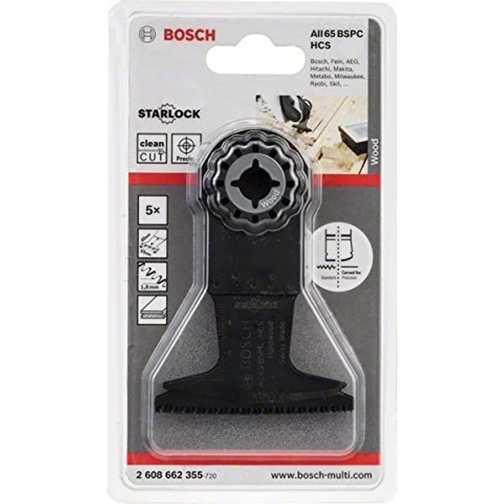 Bosch Professional Tauchsägeblatt Hartholz (für Multifunktionswerkzeug Starlock) AII 65 BSPC - Preisvergleich – Bild 2