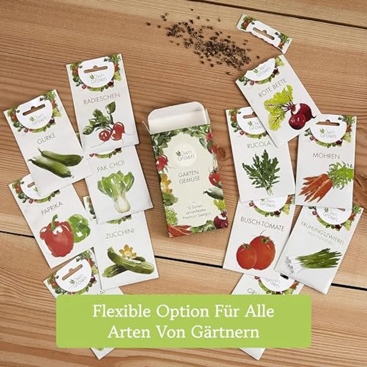 Gemüse Samen Set 12 Sorten Gemüse Saatgut Gemüse Anbauen Im Garten Oder Hochbeet – Bild 5