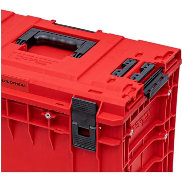 Toolbrothers Werkzeugkoffer RHINO XXL ULTRA Vario+ Höhe XL 52 l IP66 + herausnehmbare Trennwände, ultrabeständiger Kunststoff, stapelbar, viel Stauraum, schwarz – Bild 3