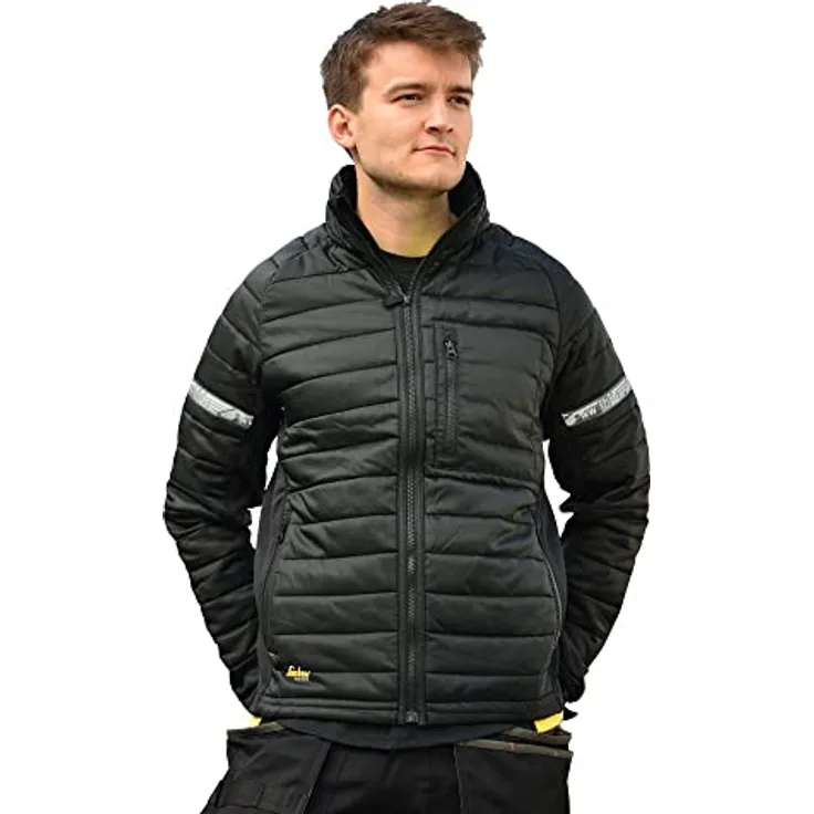 Snickers AllroundWork 37.5 quiltete Arbeitsjacke 8101, schwarz, Größe XL