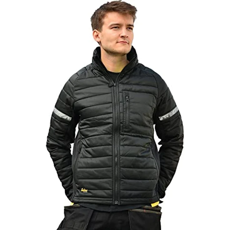 Snickers AllroundWork 37.5 quiltete Arbeitsjacke 8101, schwarz, Größe XL – Bild 1
