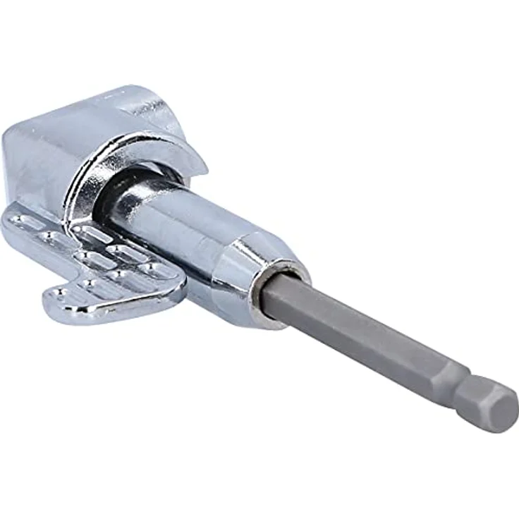 Brilliant Tools BT053001 Winkel-Bithalter, 105° abgewinkelt, magnetisch, Chrom-Vanadium-Stahl, 14 cm Länge – Bild 7