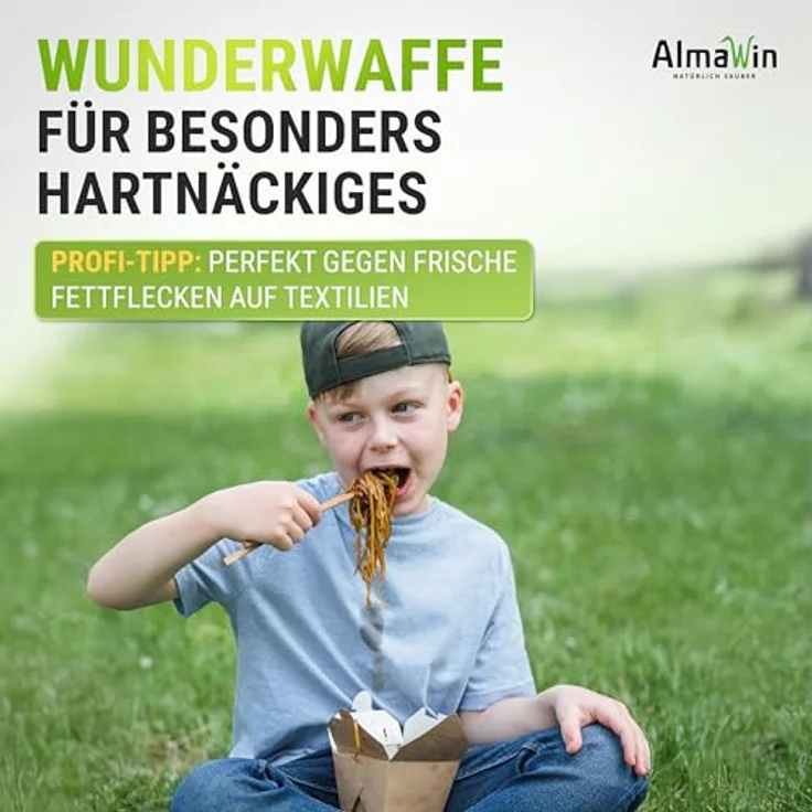 Almawin Spülmittel Zitronengras 500ml, hochkonzentriertes Geschirrspülmittel mit frischem Zitrusduft, klimaneutral und vegan – Bild 6