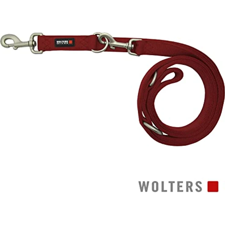 Wolters Führleine Professional Rot S-XL - Hundeführleine Hunde Nylonführleine – Bild 2