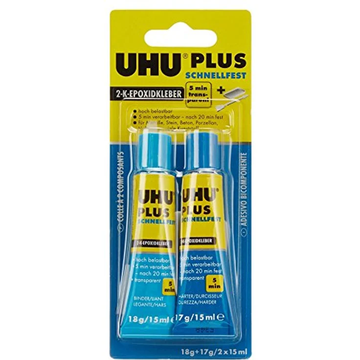 UHU UH45700 - Mehrfarben - Keramiken - Beton - Fiberglas - Glas - Marmor - Metall - Kunststoff - Porzellan - Kautschuk - Holz - -40 - 100 °C - RoHS - REACH (45700) – Bild 2