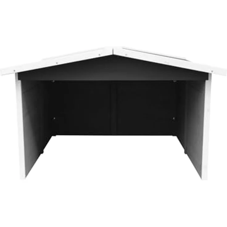 HTI-Living Mähroboter-Garage Garage für Mähroboter Wilbur, BxTxH: 87x80x50 cm, robustes Fichtenholz, Rasenmähergarage, naturfarben - Preisvergleich – Bild 2
