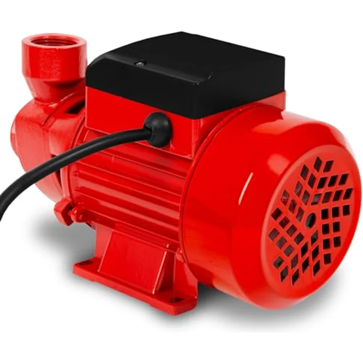 EBERTH Wasserpumpe 750W Kreiselpumpe mit 1 Zoll Anschluss, 2400 l/h Fördermenge, 8m Ansaughöhe – Bild 2