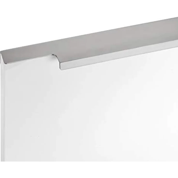 SO-TECH Möbelgriff BLANKETT Slim, 295 mm, Aluminium, chrom matt, rückseitige Verschraubung, 2er Set – Bild 3