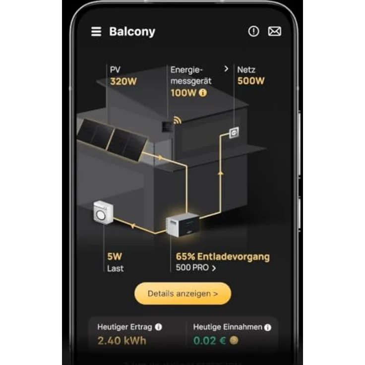 Sunenergy XT SunEnergyXT 500 PRO, 5 kWh Kopfspeicher mit 2400 W Wechselrichter und Notstromfunktion – Bild 4