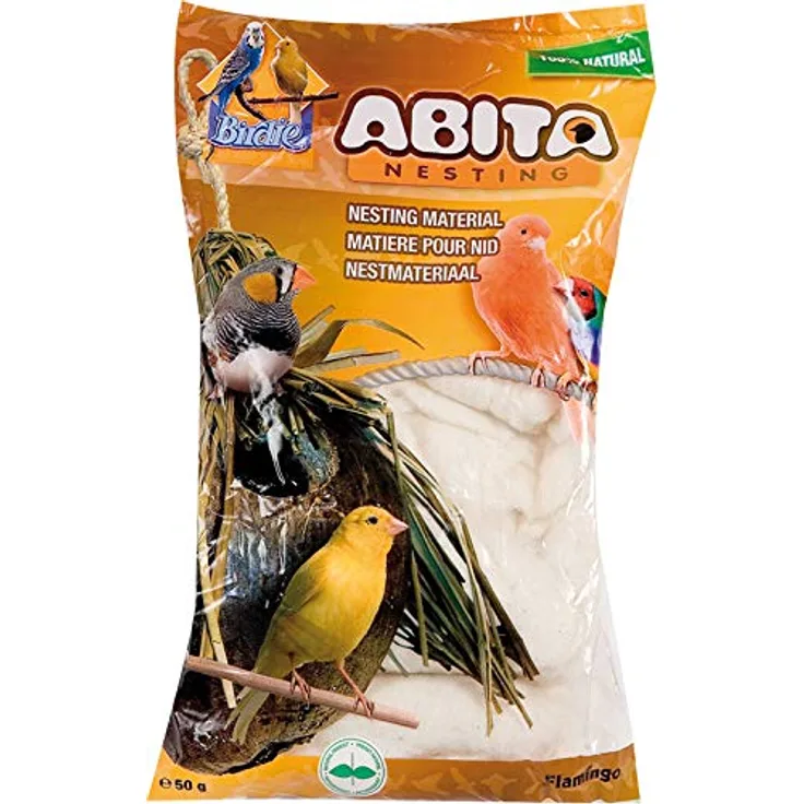 Flamingo 102152 Nistmaterial Abita - Baumwolle 50 Gram