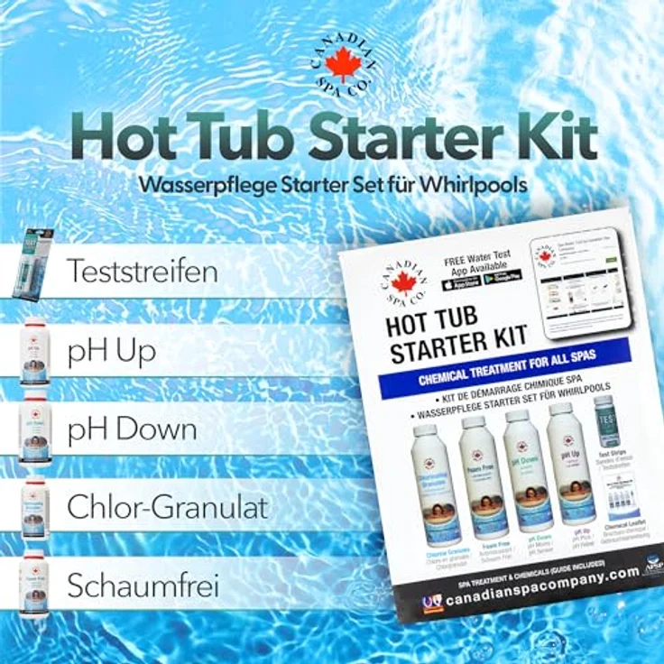 Canadian Spa Wasserpflege Anfängerset Whirlpoolchemie – Bild 3