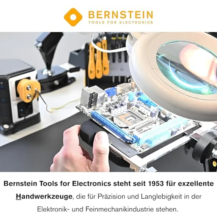 Bernstein Tools 3-602-15 ESD Seitenschneider, 120mm, aus Spezial-Werkzeugstahl mit ableitfähiger 2-K Handschutzhülle – Bild 7