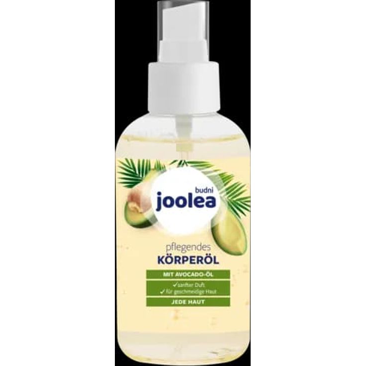 JOOLEA Pflegendes Körperöl 150 ml mit Avocadoöl, sanftem Duft und pflegender Formel für geschmeidige Haut