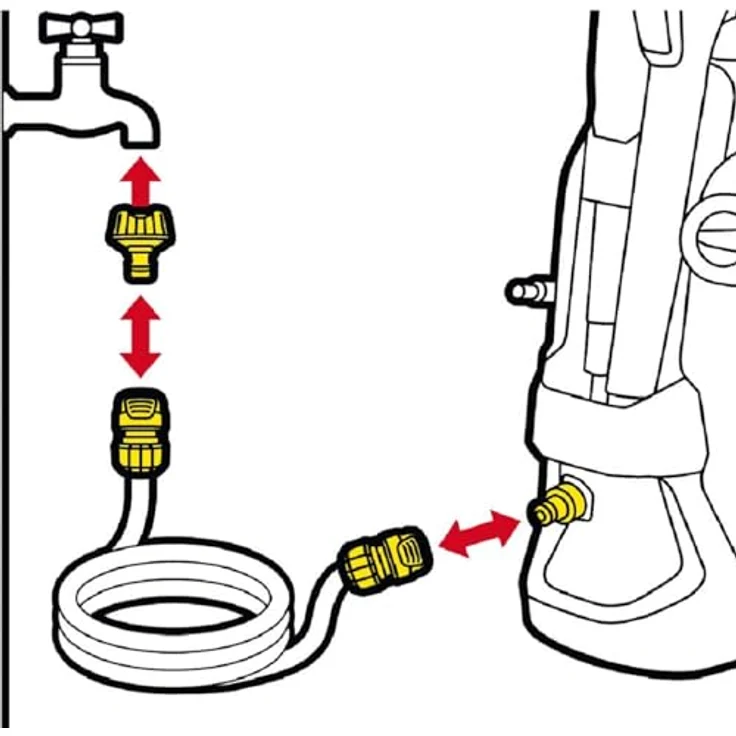 Kärcher 2.645-006.0 Hahnanschluss (mit Reduzierstueck G3-4) Bewässerungszubehör – Bild 6