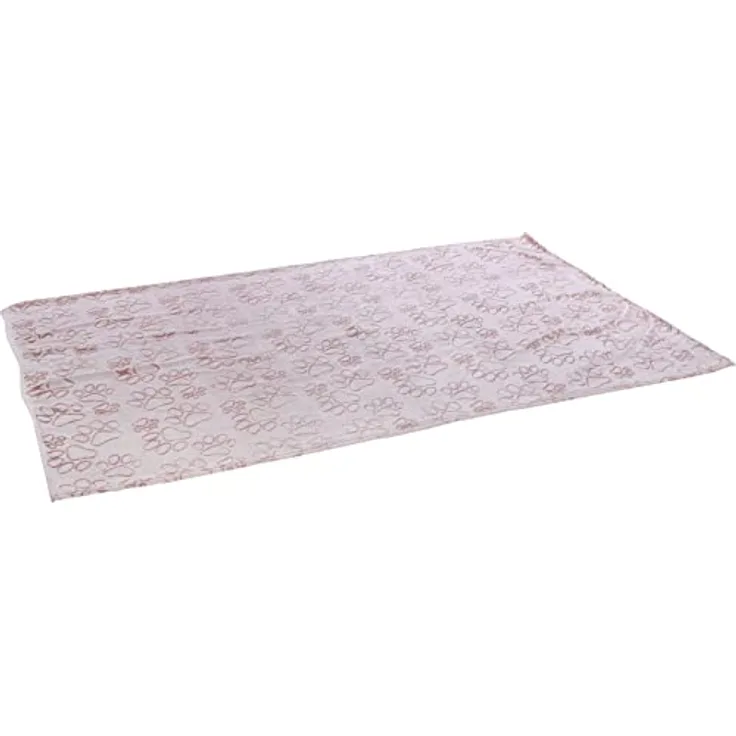 Flamingo Fleecedecke Lalia Altrosa Pfote 150 x 200 cm