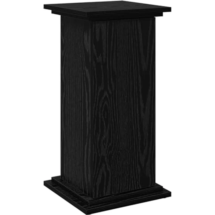 vidaXL Blumenständer Displayständer mit Stauraum, schwarz Eiche, 31x30x60 cm, für innen – Bild 1