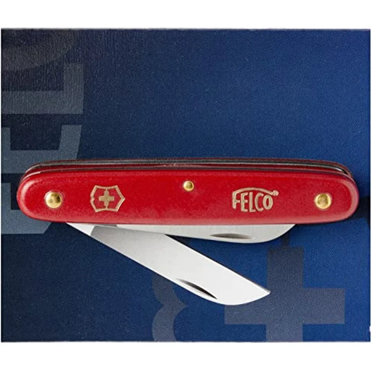 FELCO Okulier- und Schneidmesser (Klinge 57 mm, Messer für Rindenpfropfen / Schneiden von Stecklingen, roter Nylongriff) 3.90 50 – Bild 3