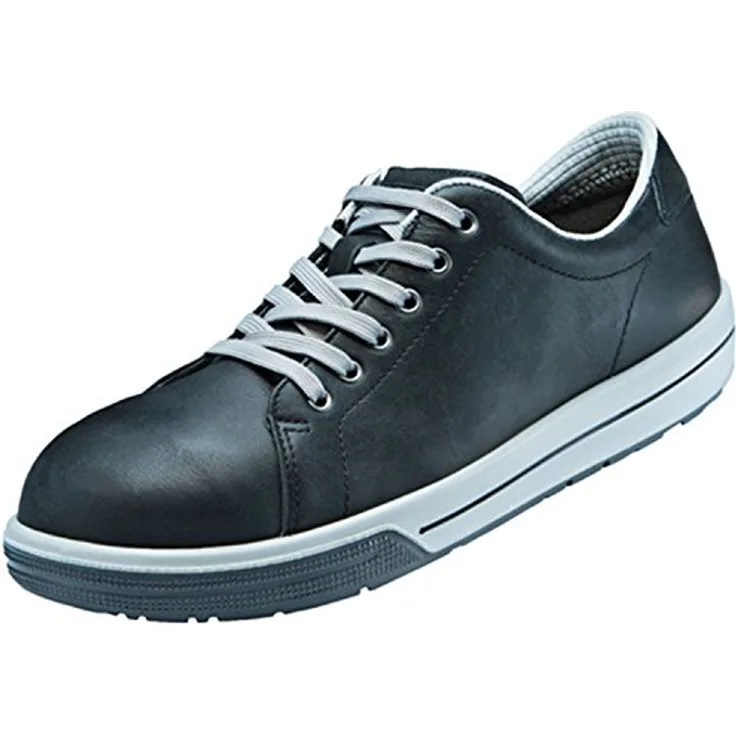 Atlas Schuhe Sneaker A285 ESD Arbeitsschuh, schwarz, mit Stahlkappe, metallfreier Durchtritthemmung und Klima Komfort® Einlegesohle