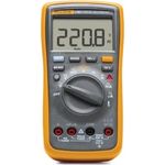 Fluke 17B+ Digital Multimeter, 600 V Cat III, AC/DC-Spannungsmessung bis 1000 V, Strommessung bis 10 A, Temperatur- und Frequenzmessfunktionen