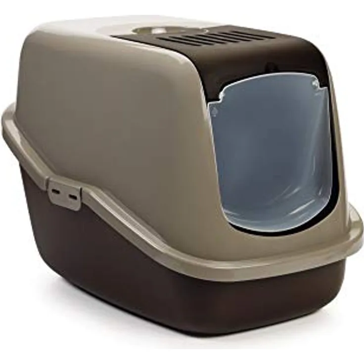 Beeztees 400467 Katzentoilette Nestor, 56 x 39 x 41 cm, braun/grau