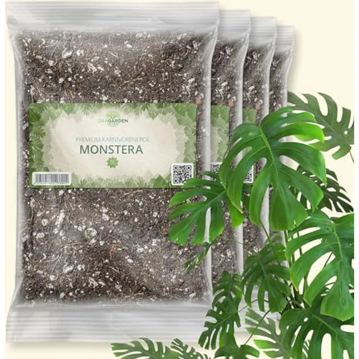 OraGarden Substrat Erde für Monstera, Blumenerde, Karnivorenerde Spezial Premium (12L)