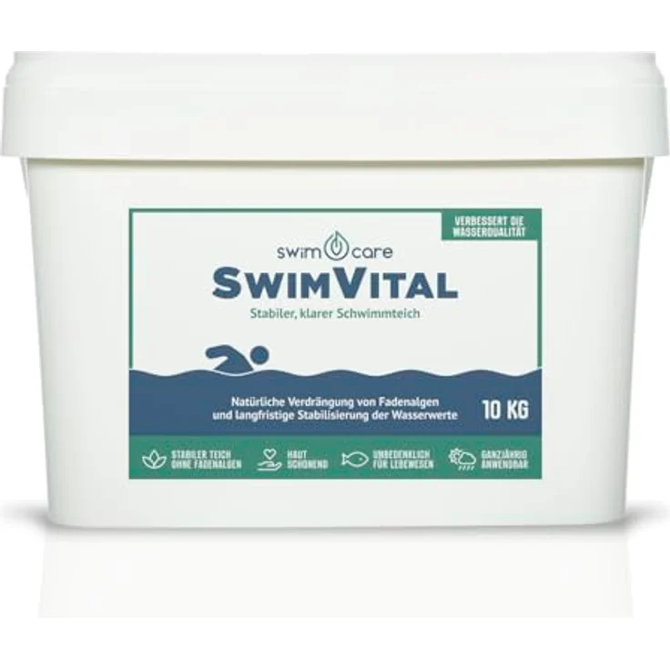 SWIMCARE SwimVital, 10 kg Fadenalgenverdränger, 100% biologisch für Teichpflege – Bild 1