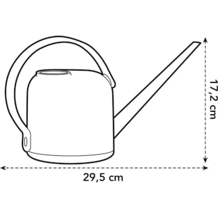 Elho Gießkanne B. for soft 1,7 Liter Farbe anthrazit/weiß – Bild 4