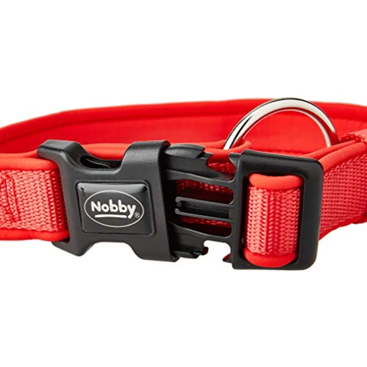 Nobby Halsband Classic Preno, rot / rot L: 30-45 cm, B: 20/25 mm, 1 Stück – Bild 3