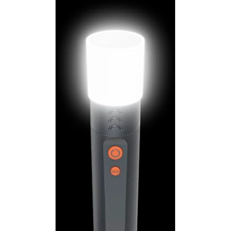 Hama FLX1000 LED-Taschenlampe, stoßfest, Aluminium, 4 Modi + SOS, Zoom, inkl. Batterien – Bild 6