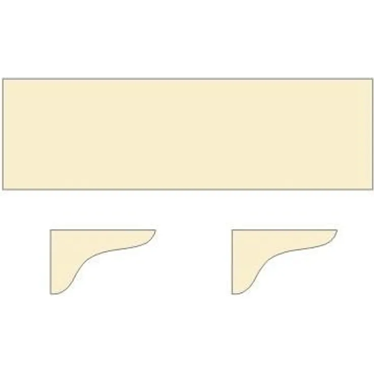 Dolle Regalboden-Set Pur, Leimholz, 800 x 180 x 16 mm